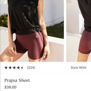 Free people movement shorts